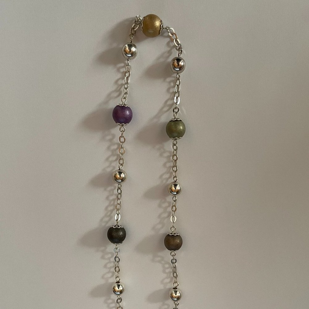 JCM Sterling Silver Shimmer Necklace